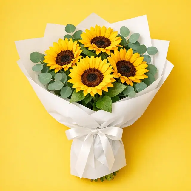 Bó hướng dương bạch đàn